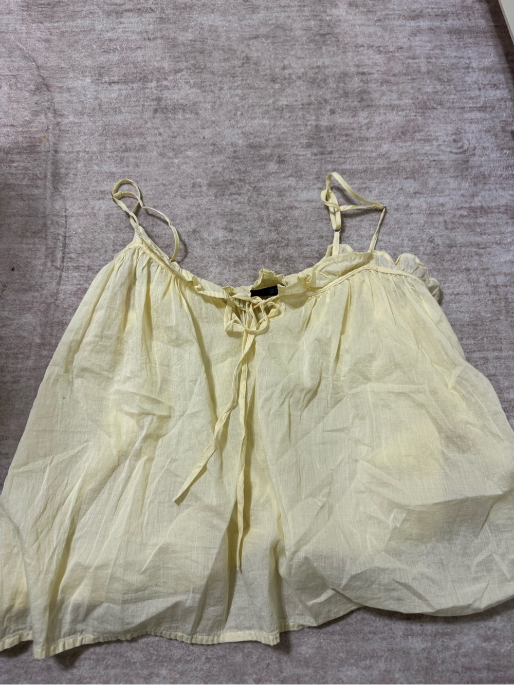 Zara washed strap tie tank size xs - Picture 2 of 3